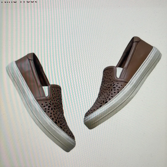 Women’s Nine West Opaque Cut Out Platform Slip on Sneakers - Picture 6 of 7